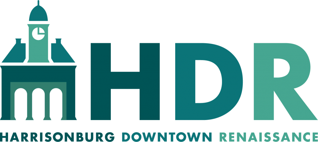 Green logo Harrisonburg Downtown Renaissance