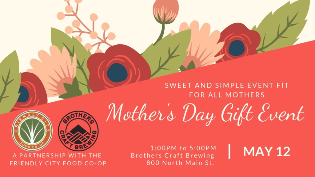 Local Mother's Day Event beer and gifts family fun