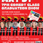 Comedy Class Grad event poster graphic