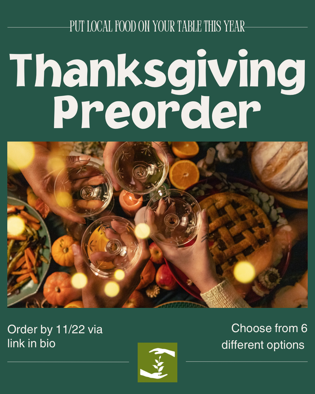 Thanksgiving take and make menu