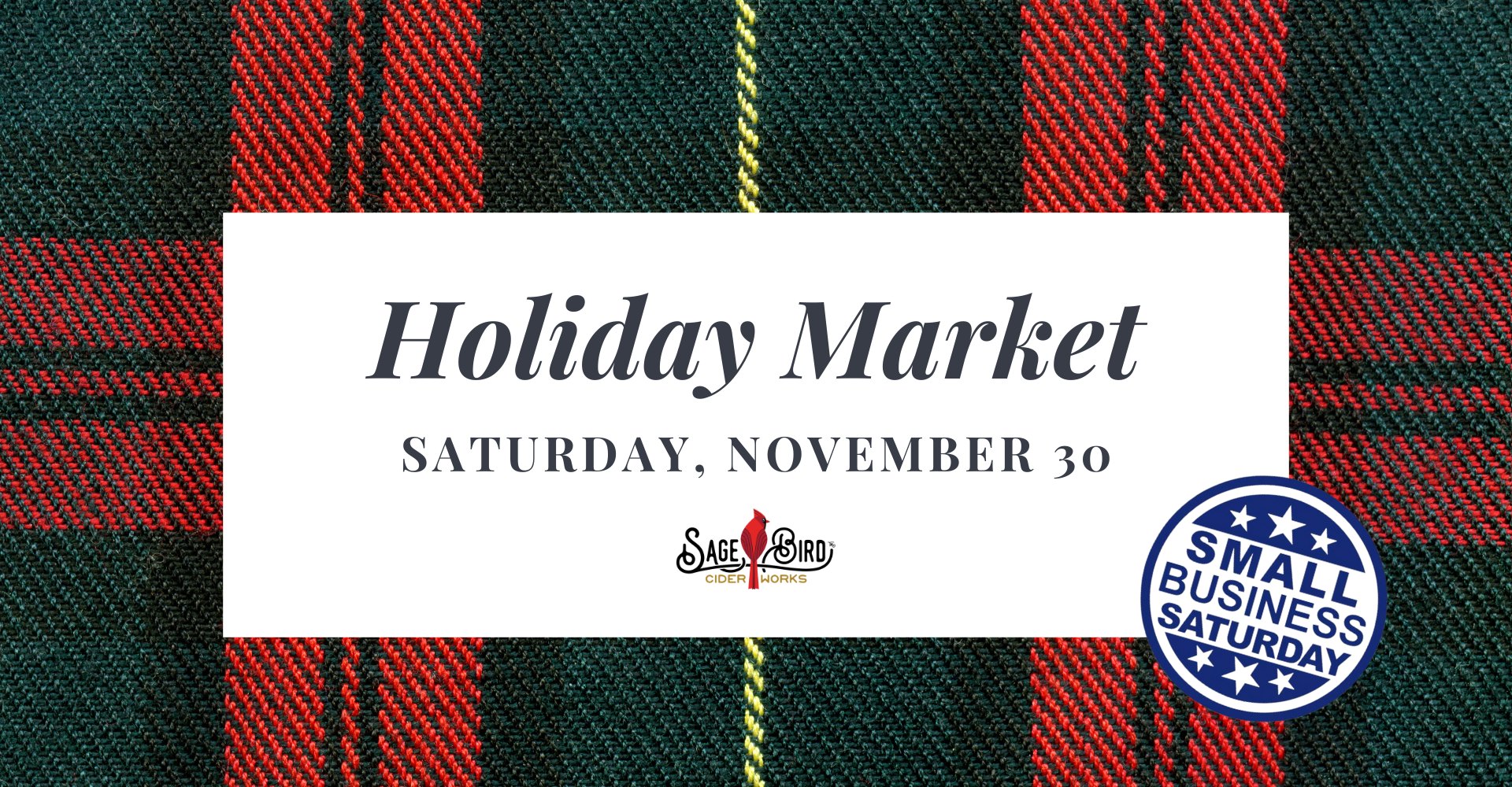 holiday market banner